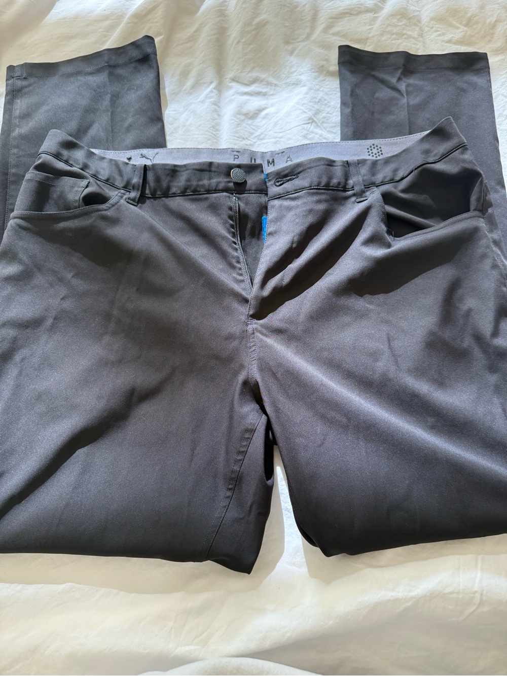 Puma Men's Black Athletic Jogger Pants